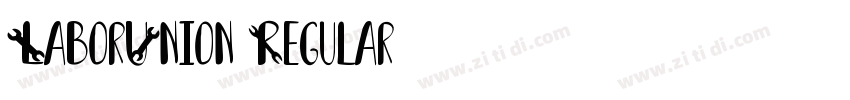 LaborUnion Regular 常字体转换 LaborUnion Regular 常字体转换